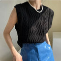 Chic & Comfy Sleeveless Knitted Vest for Women Rieworkes