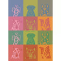 Chiens Pop Kitchen Towel-Gina's Home Linen Ltd