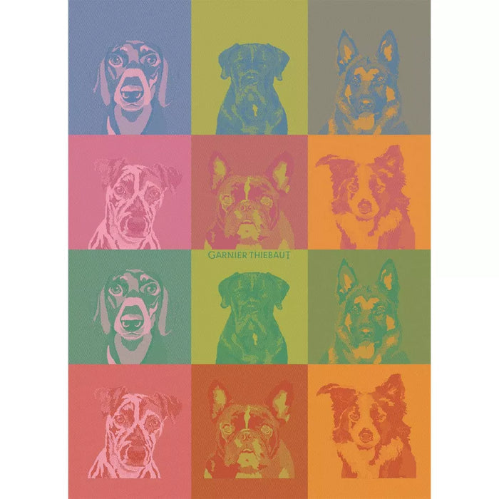 Chiens Pop Kitchen Towel-Gina's Home Linen Ltd