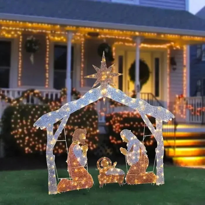 Christmas LED Decorations Family of Three Rieworkes