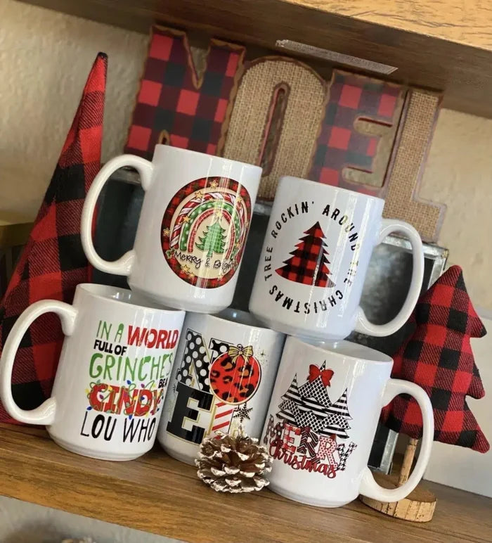 Christmas Mugs Rieworkes