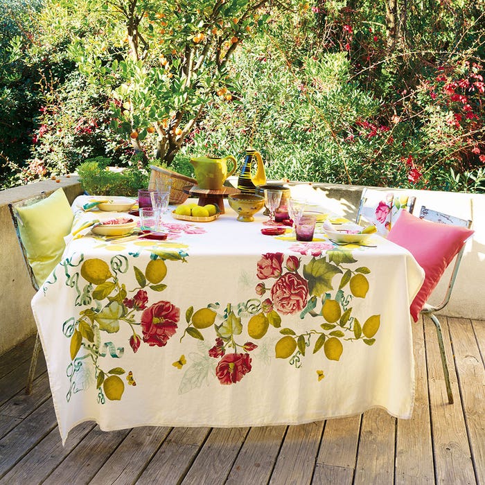 Citrons de Menton Table Linens Collection-Gina's Home Linen Ltd
