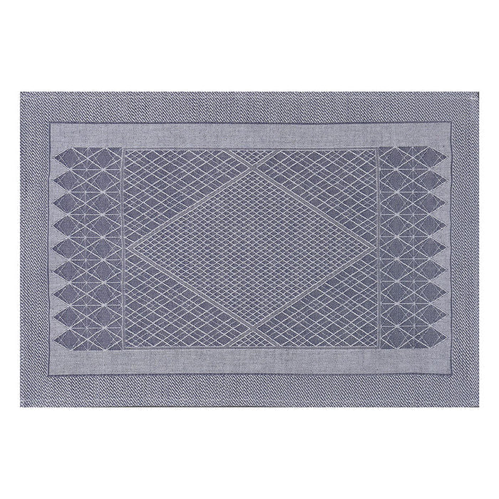 DENIM BLUE / SATIN / 21x13"