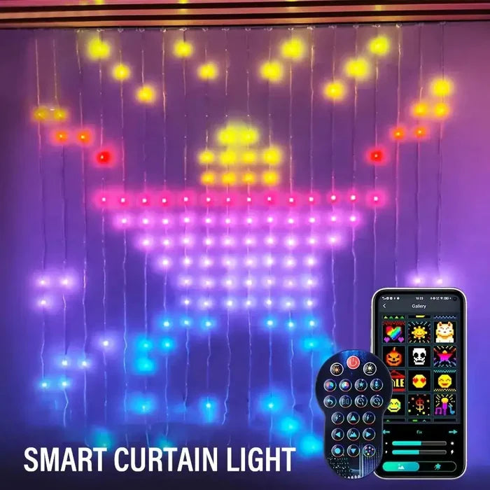 Color Waves LED Curtain Sync Lights Rieworkes