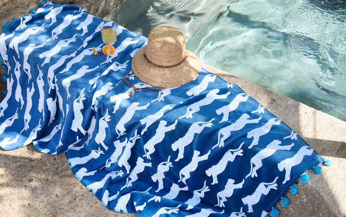 Colorful Leopard Beach Towel