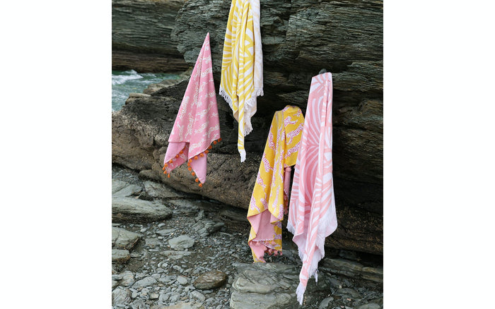 Colorful Leopard Beach Towel