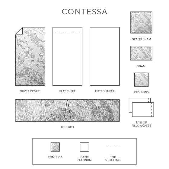 Contessa Bedding Collection-Gina's Home Linen Ltd