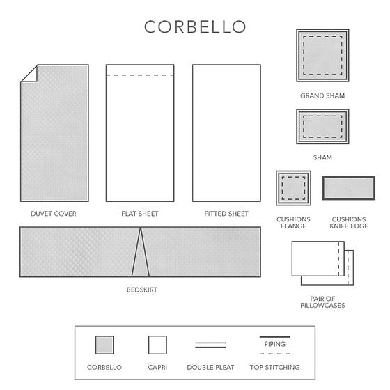 Corbello Bedding Collection-Gina's Home Linen Ltd