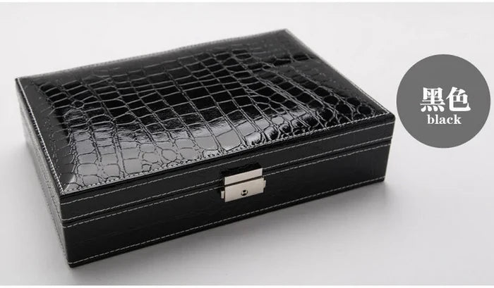Cosmetic Leather Jewelry Box Rieworkes