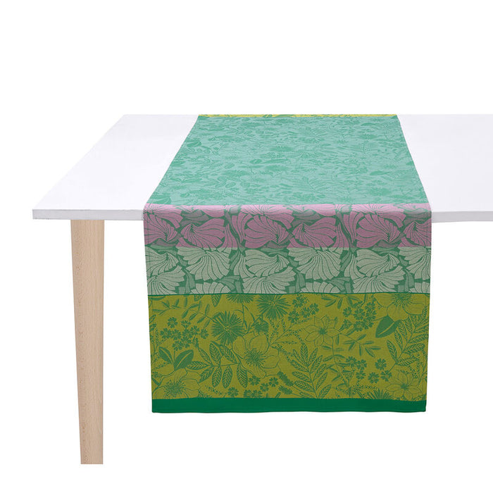 JARDIN|GREEN / TABLE RUNNER / 20x59"