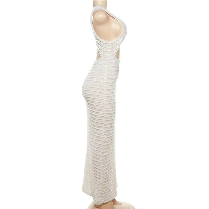 Crochet Knit Maxi Dress Rieworkes