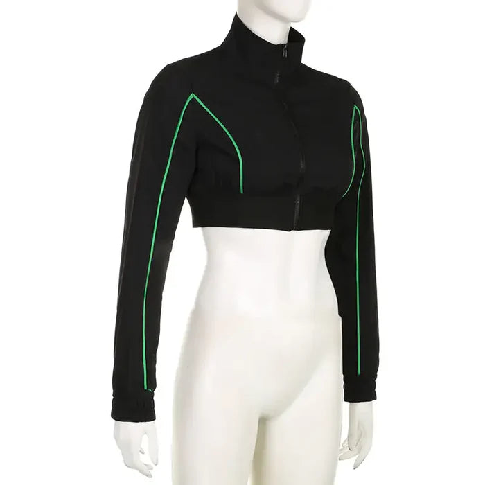 Cropped Zipper Jacket Rieworkes
