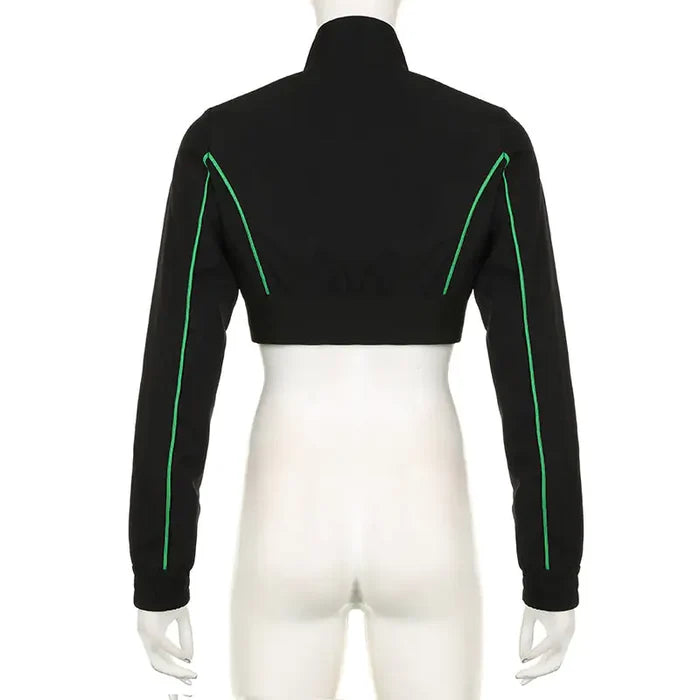 Cropped Zipper Jacket Rieworkes