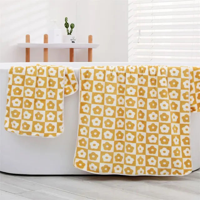 Yellow / 70x140cm bath towel