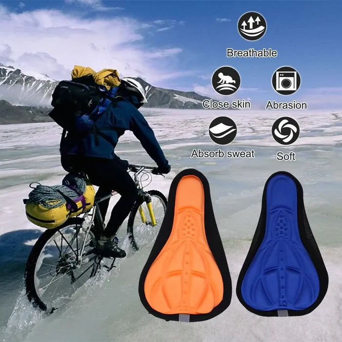 Cycling Silicone Gel Pad Bicycle Seat Cushion Rieworkes