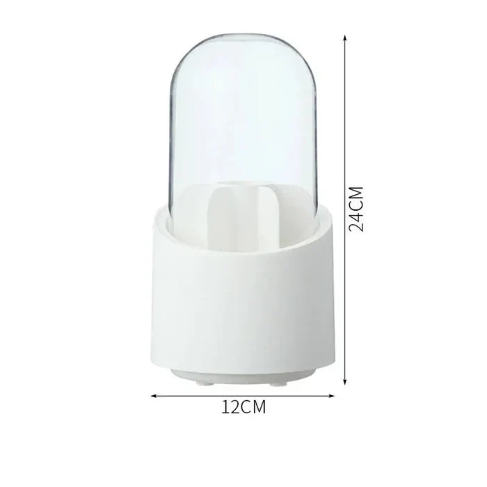 white with cover