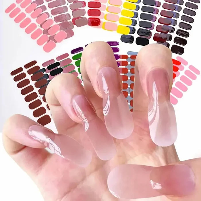 DIY Gel Nail Stickers Rieworkes