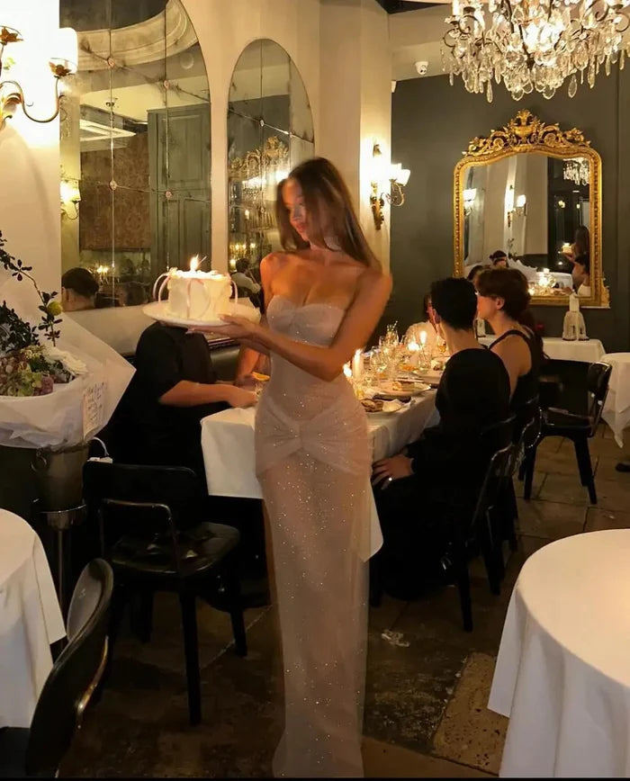 Dress Elegant Slim Evening Dress Rieworkes