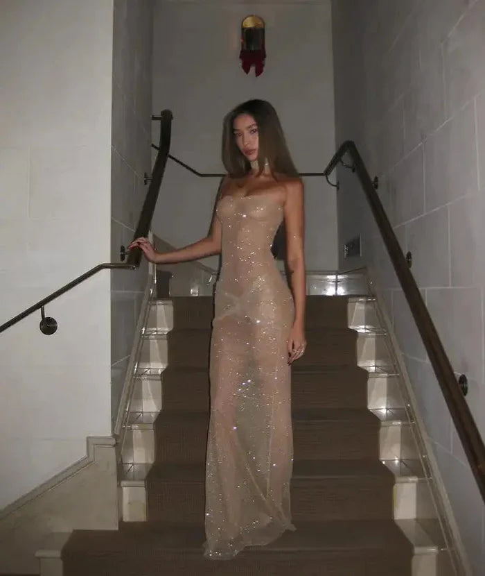 Dress Elegant Slim Evening Dress Rieworkes