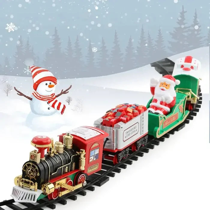 Electric Christmas Tree Train Set Rieworkes