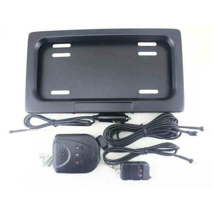 Electric License Plate Holder Rieworkes