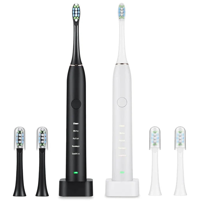 Electric Toothbrush IPX7 Replacement Heads Set Rieworkes