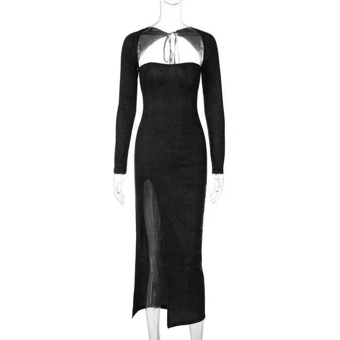 Elegant Maxi Prom Dress Rieworkes