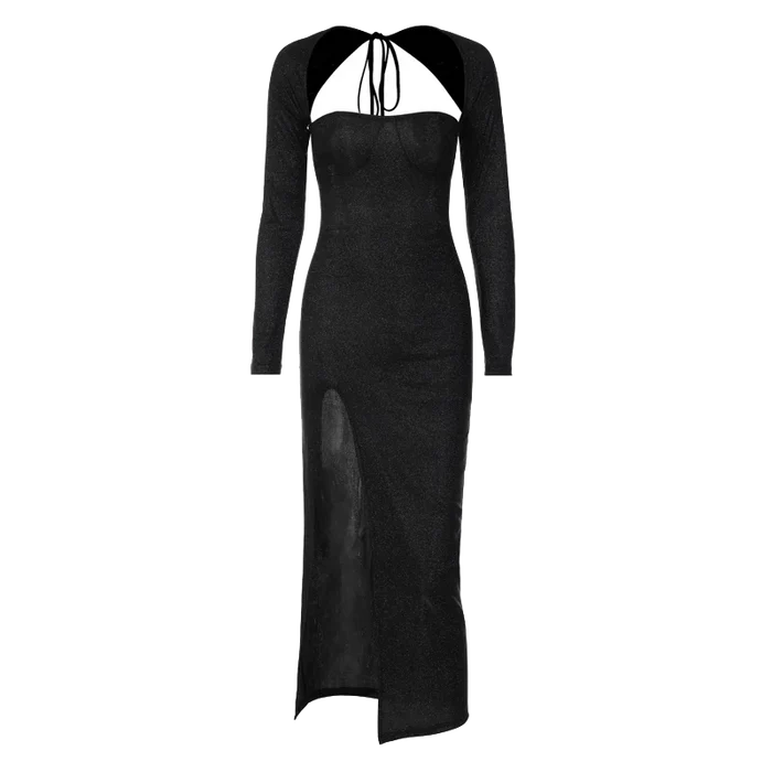 Elegant Maxi Prom Dress Rieworkes