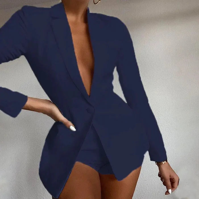 Elegant Women's Shorts Suit Set Rieworkes