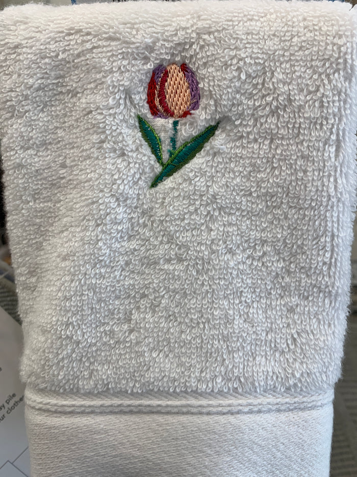 Embroidered Towels-Gina's Home Linen Ltd