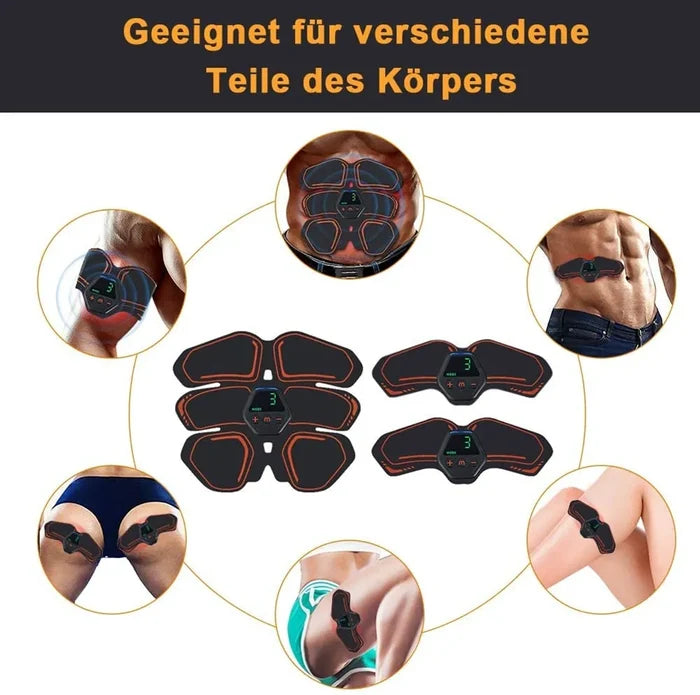 EMS Abdominal & Hip Trainer Toner: USB Fitness Gear for Home Gym Rieworkes