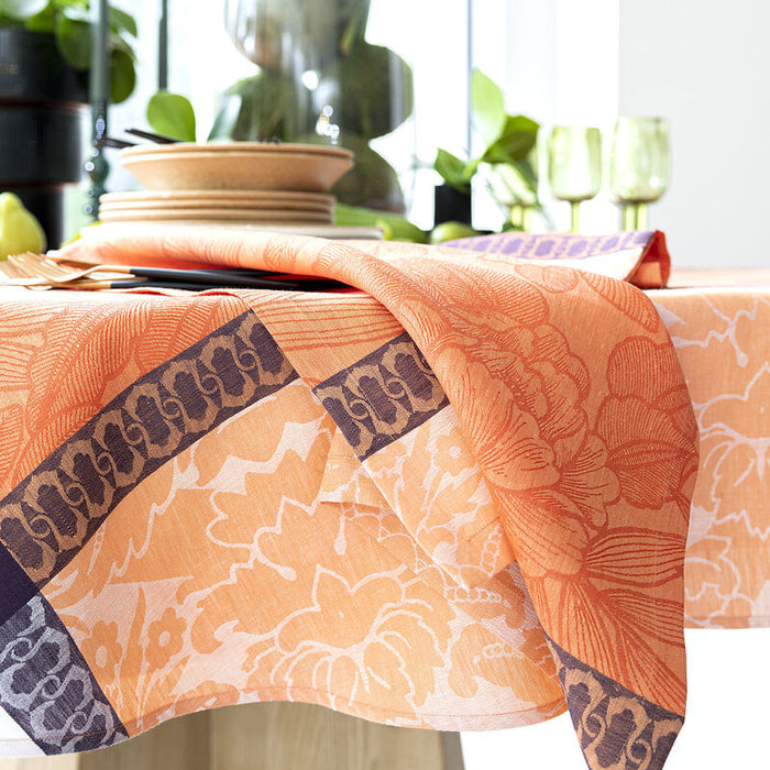 GOYVAE ORANGE / TABLECLOTH / 47x47"