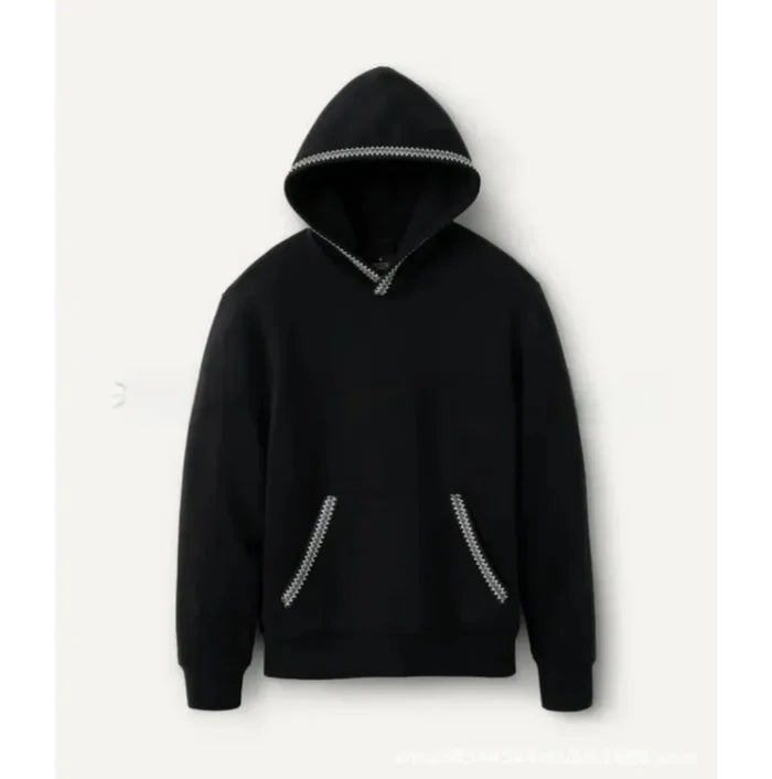 Fleece-Lined Hooded Earth Tone Pullover Rieworkes
