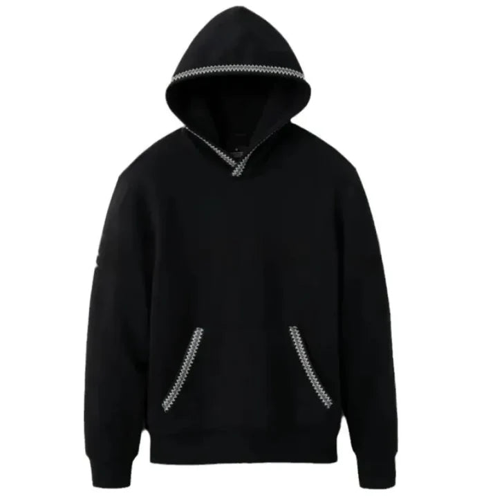 Fleece-Lined Hooded Earth Tone Pullover Rieworkes