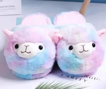 Fluffy Alpaca Slippers Rieworkes