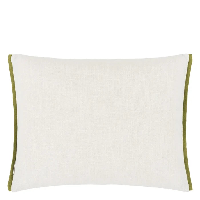 Foglia Decorativa Embroidered Cushion-Gina's Home Linen Ltd