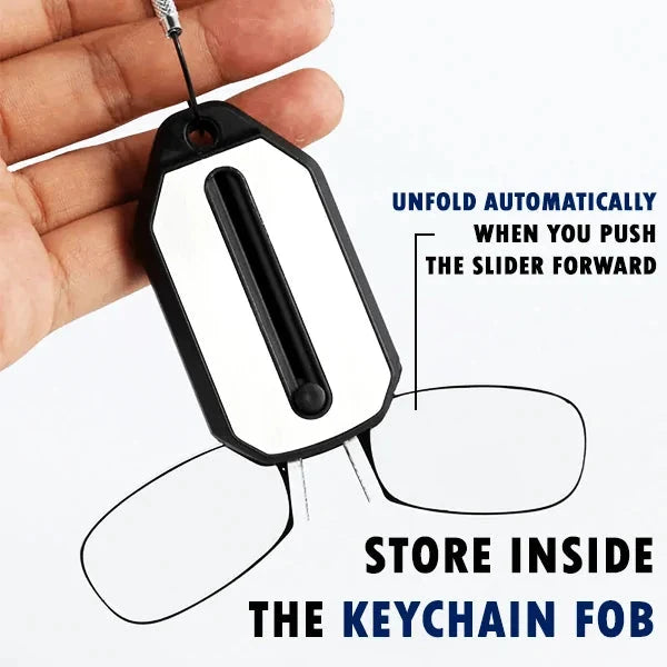 Foldable Keychain Reading Glasses Rieworkes