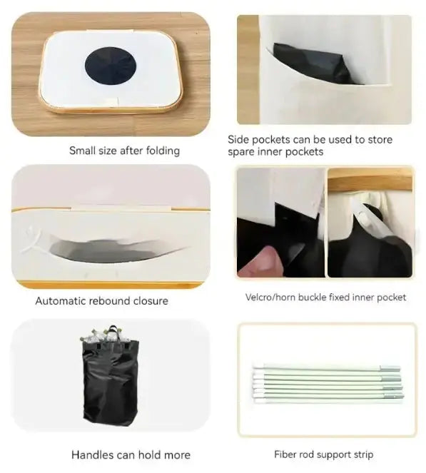 Foldable Storage Basket Rieworkes