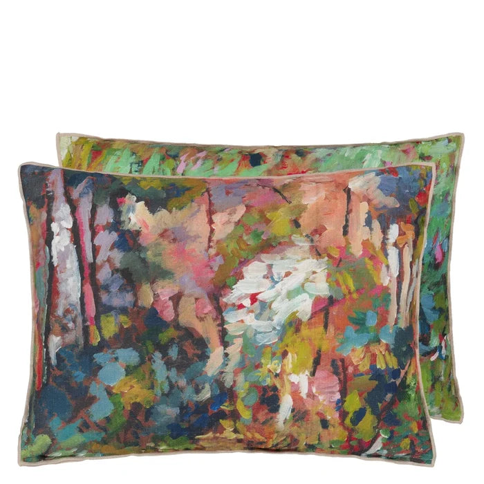 Foret Impressionniste Cushion-Gina's Home Linen Ltd