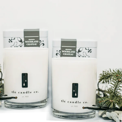 "Frolick Through The Forest" Woodland Chateau Luxury 2 - Wick Soy Candle Gift Sets - Rieworkes
