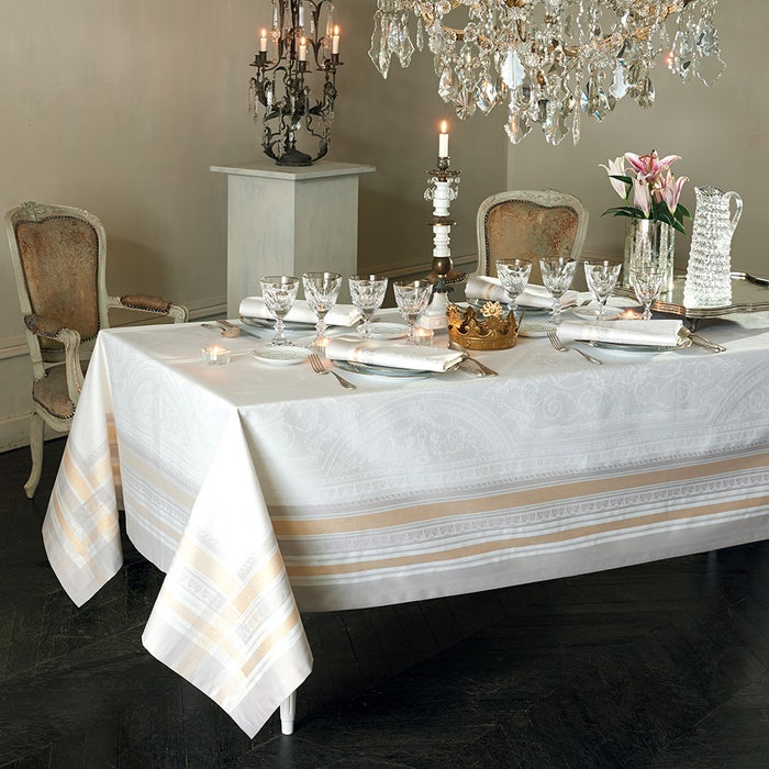 Galerie Des Glaces Table Linens Collection (Green Sweet)-Gina's Home Linen Ltd