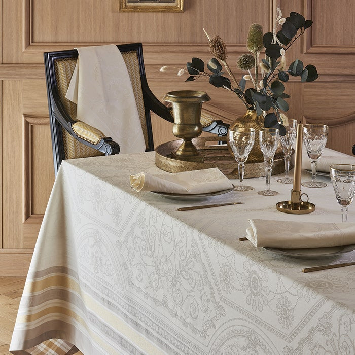 Galerie Des Glaces Table Linens Collection (Green Sweet)-Gina's Home Linen Ltd