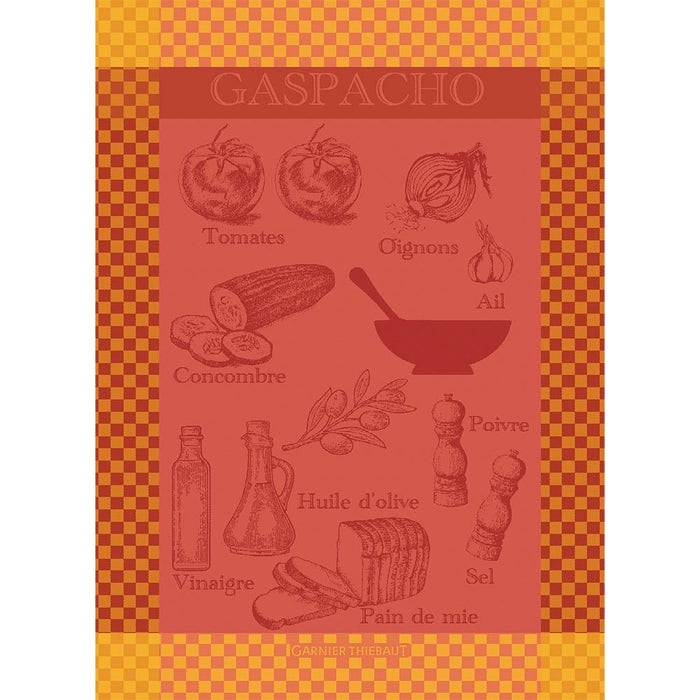 Gaspacho Rosso Kitchen Towel-Gina's Home Linen Ltd