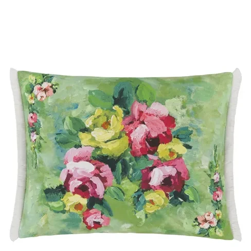 Ghirlanda Emerald Decorative Cushion-Gina's Home Linen Ltd