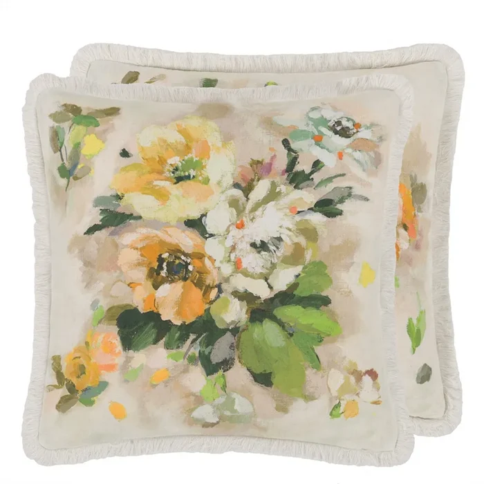Giardino di Rose Acacia Decorative Cushion-Gina's Home Linen Ltd
