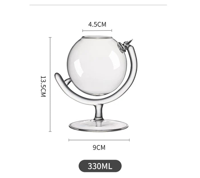 Globe Design Cocktail Glass Rieworkes