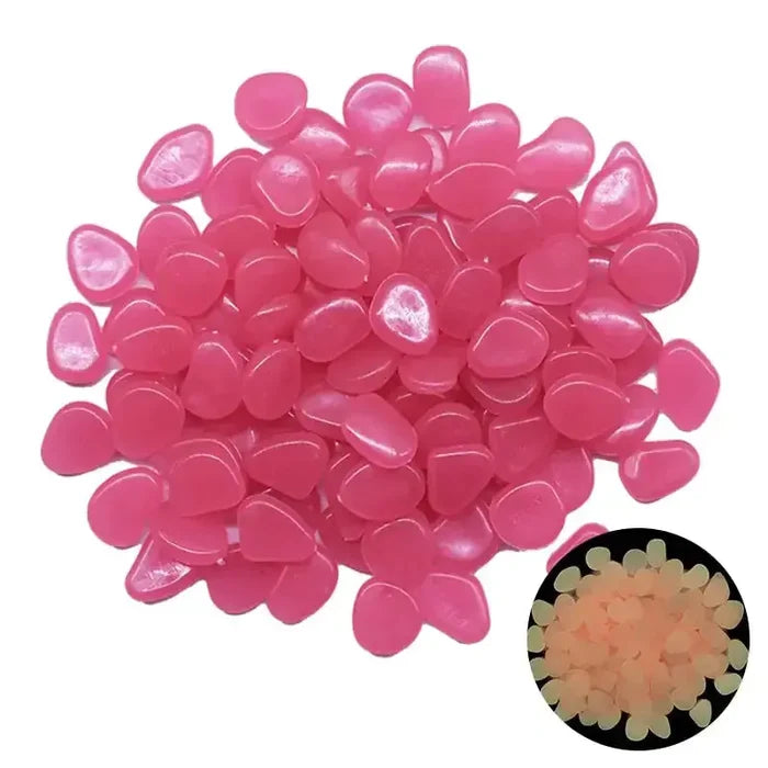 Glow in the Dark Garden Pebbles Rieworkes