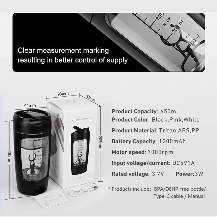 Gym Electric Shaker Cup Rieworkes
