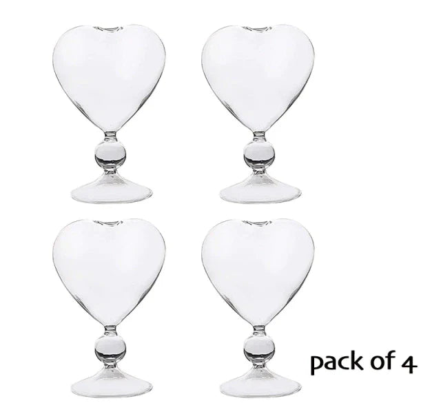 Heart-Shaped Cocktail Glasses Rieworkes