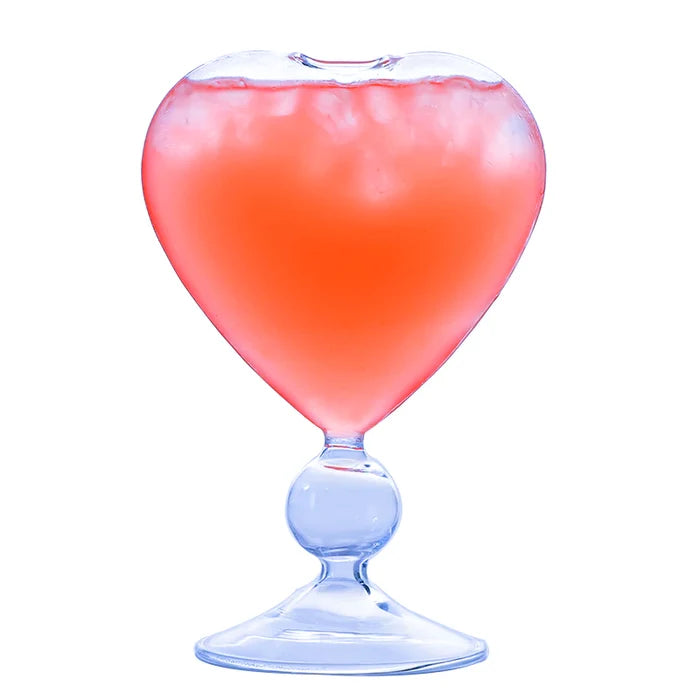 Heart-Shaped Cocktail Glasses Rieworkes